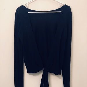 Navy backless top from A&F